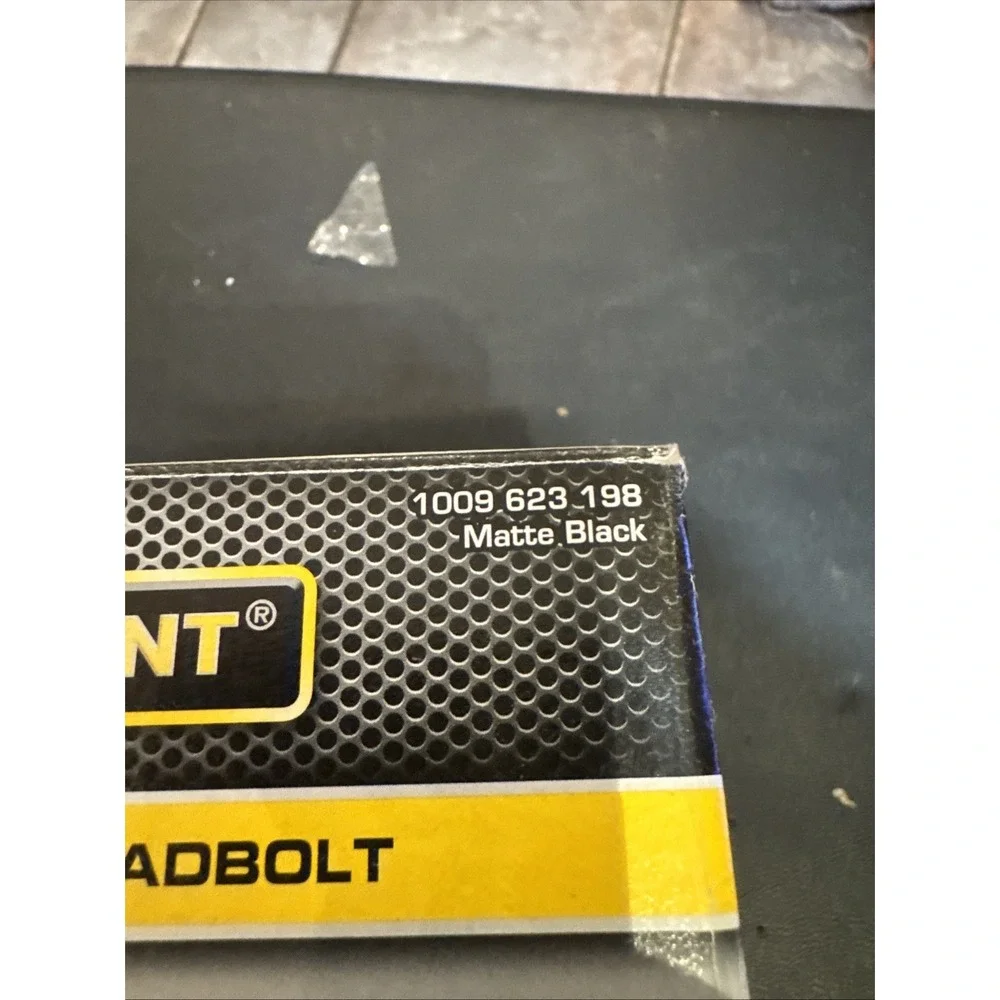 Defiant Matte Black Touchpad Door‎ Lock Deadbolt Easy Install